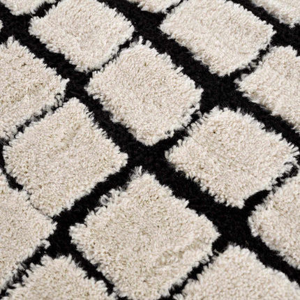 Teshi Plush Grid Area Rug - Promo Rugs TriadCommerceInc