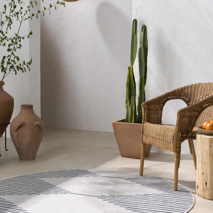 Stephan Blue & Cream Outdoor Rug Rugs TriadCommerceInc
