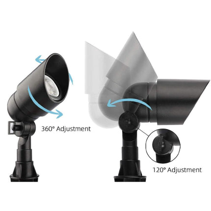 LED Outdoor Landscape Spotlight Black Brown Spot Light TriadCommerceInc