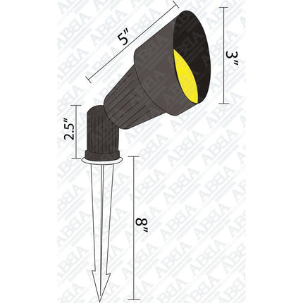 Low Voltage LED Outdoor Directional Spotlight Monopoint Spot Light TriadCommerceInc