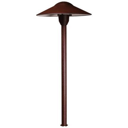 12V Mushroom Outdoor Path Light Path Light TriadCommerceInc Brown None