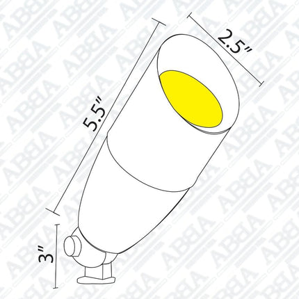 LED Low Voltage Outdoor Bullet Spotlight Pack Spot Light TriadCommerceInc