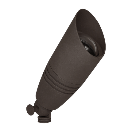 LED Low Voltage Outdoor Bullet Spotlight Pack Spot Light TriadCommerceInc Brown