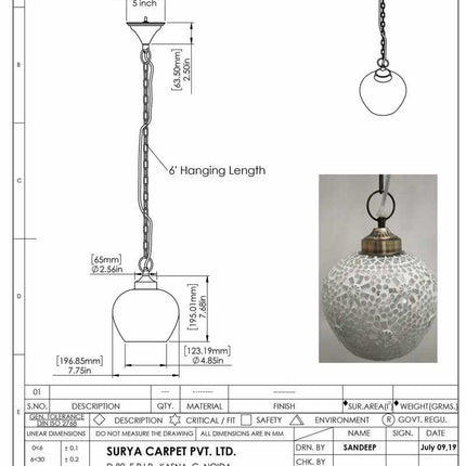 Asperhofen Pendant Light Home Decor > Lighting > Ceiling Lights > Pendant Lights TriadCommerceInc