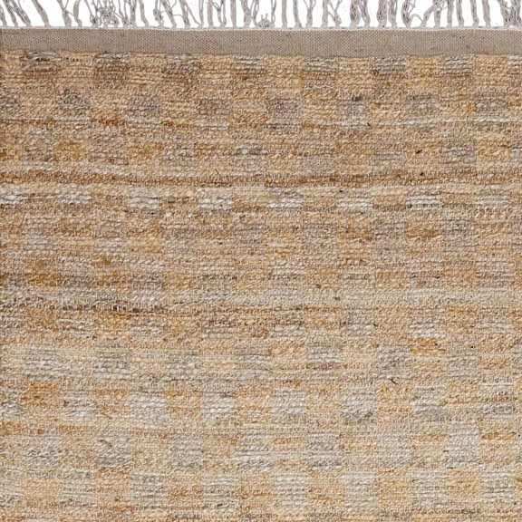 Lonut Checkered Jute Area Rug - Promo Rugs TriadCommerceInc 2' x 3' Rectangle