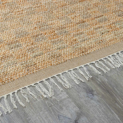 Lonut Checkered Jute Area Rug - Promo Rugs TriadCommerceInc