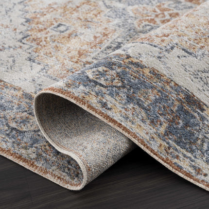 Blue Orange Hera Washable area rug - Clearance Rugs TriadCommerceInc