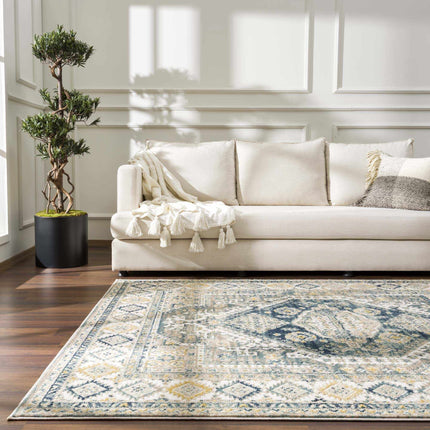 Brend Blue Medallion Area Rug - Clearance Rugs TriadCommerceInc