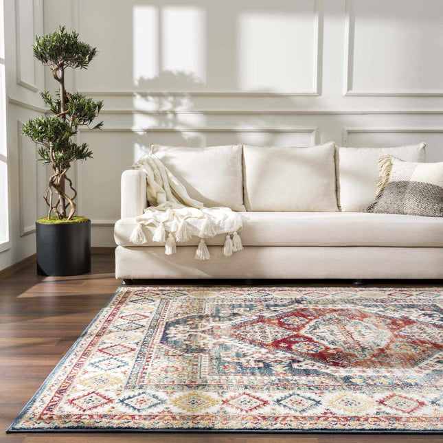 Brend Rust Medallion Area Rug - Clearance Rugs TriadCommerceInc
