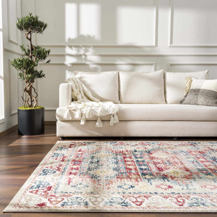 Bindi Blue & Rose Area Rug - Clearance Rugs TriadCommerceInc