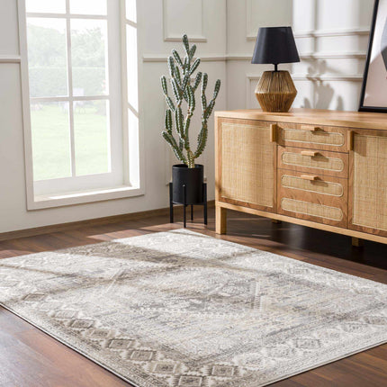 Brend Taupe Medallion Area Rug - Clearance Rugs TriadCommerceInc
