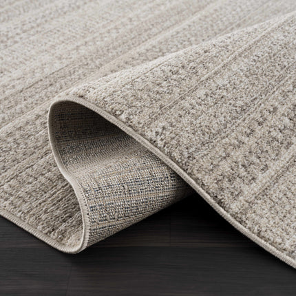Nate Beige Tribal High Pile Carpet Rugs TriadCommerceInc