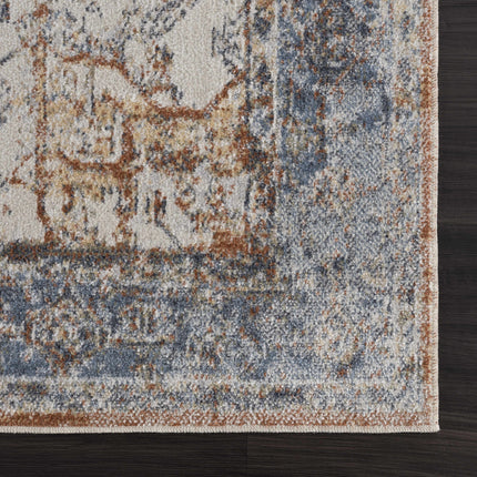 Blue Orange Hera Washable area rug - Clearance Rugs TriadCommerceInc
