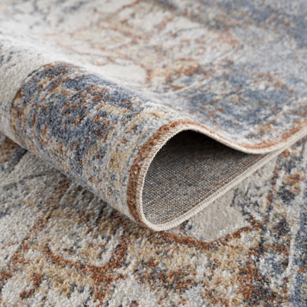 Blue Orange Hera Washable area rug - Clearance Rugs TriadCommerceInc