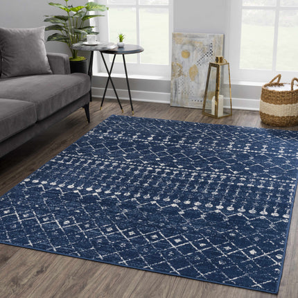 Tigrican Navy 2335 Area Rug Rugs TriadCommerceInc