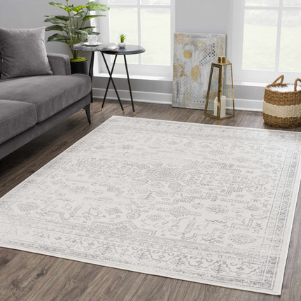 Tigried Ivory & Gray 2323 Area Rug - Clearance Rugs TriadCommerceInc