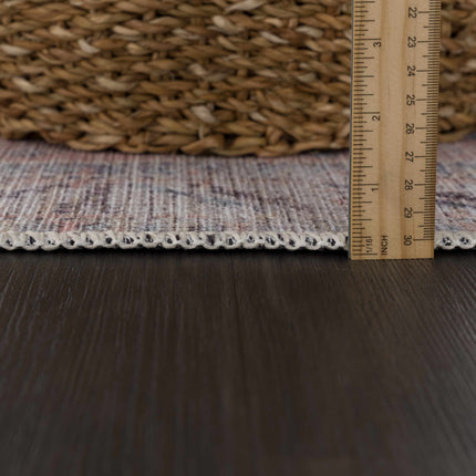 Morcott Peach Washable Area Rug Rugs TriadCommerceInc