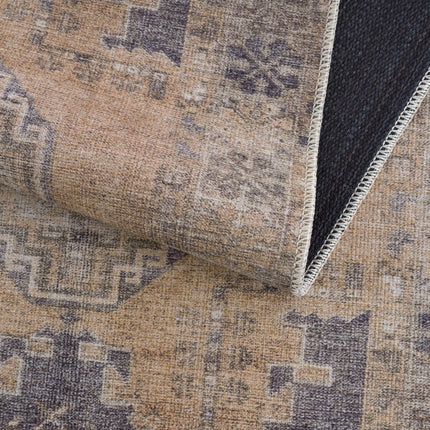 Carrabelle Peach Washable Area Rug - Clearance Rugs TriadCommerceInc