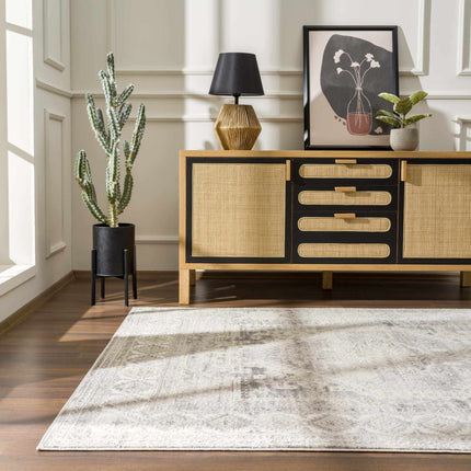 Brend Taupe Medallion Area Rug - Clearance Rugs TriadCommerceInc
