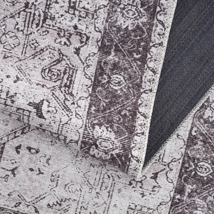 Rosman Black Tumble Dry Washable Rug - Promo Rugs TriadCommerceInc