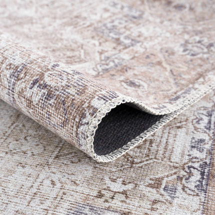 Beige Rosman Washable Rug - Limited Edition Rugs TriadCommerceInc