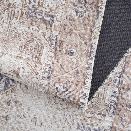 Beige Rosman Washable Rug - Limited Edition Rugs TriadCommerceInc