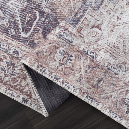 Beige Rosman Washable Rug - Limited Edition Rugs TriadCommerceInc