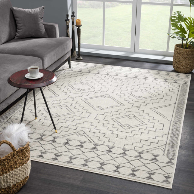 KMRSH-4614 Ivory Tribal Carpet - Clearance Rugs TriadCommerceInc