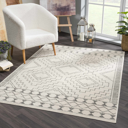 KMRSH-4614 Ivory Tribal Carpet - Clearance Rugs TriadCommerceInc