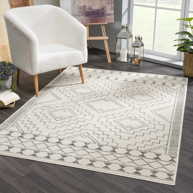 KMRSH-4614 Ivory Tribal Carpet - Clearance Rugs TriadCommerceInc