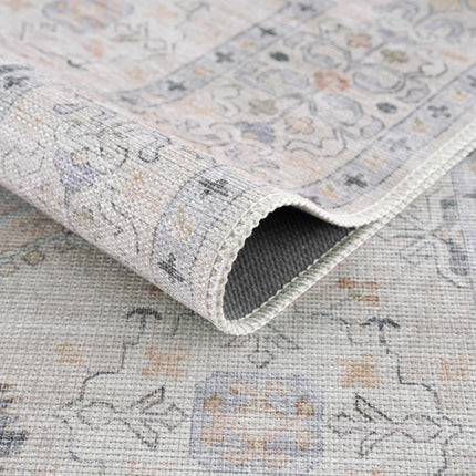 Beige Beckett Vintage Washable Area Rug - Promo Rugs TriadCommerceInc