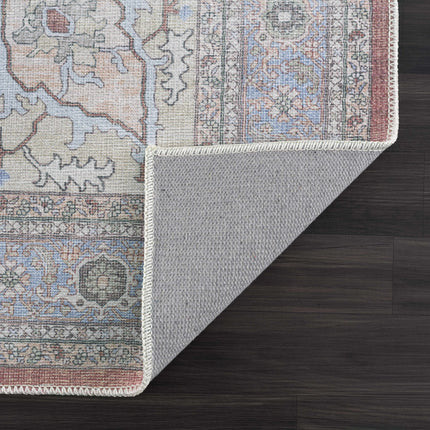 Brown Bagamanoc Medallion Washable Area Rug - Clearance Rugs TriadCommerceInc