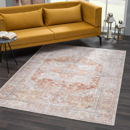 Rust Maayon Washable Rug Rugs TriadCommerceInc