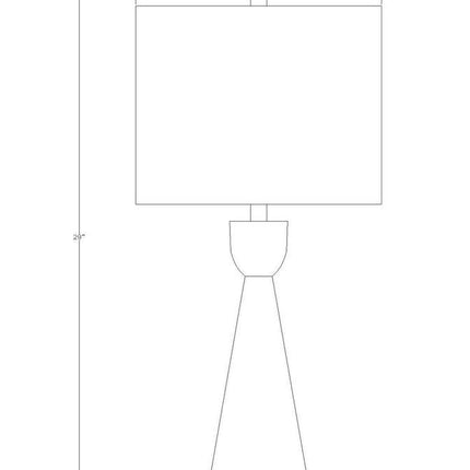 Mallissa Modern Brown Table Lamp Home Decor > Lighting > Lamp > Table Lamps TriadCommerceInc
