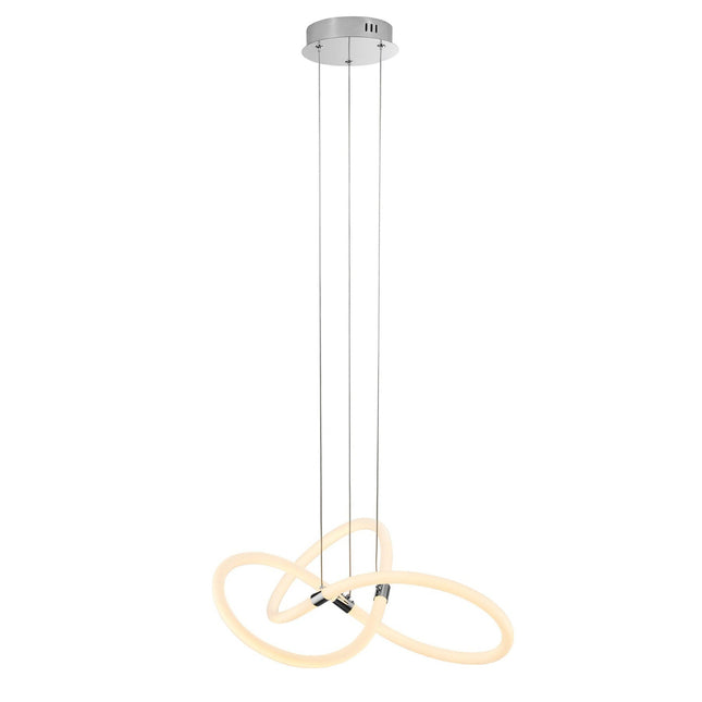 Daisy LED Adjustable Chandelier // Chrome Chandeliers TriadCommerceInc   