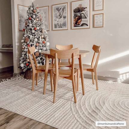 Dauin 3D Rainbow Area Rug with Tassels Rugs TriadCommerceInc