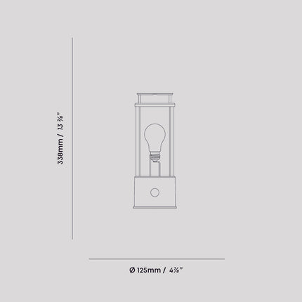 The Muse Portable Lamp in Pleasure Garden Green Home Decor > Lighting > Lamp > Table Lamps TriadCommerceInc
