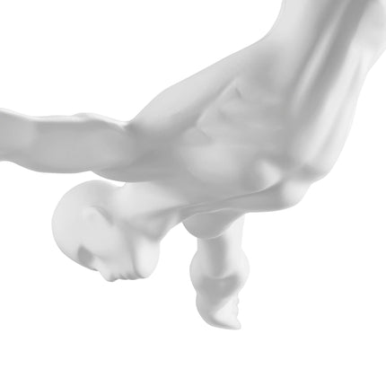 Diver Wall Decor Sculpture //11" Matte White Sculpture TriadCommerceInc   