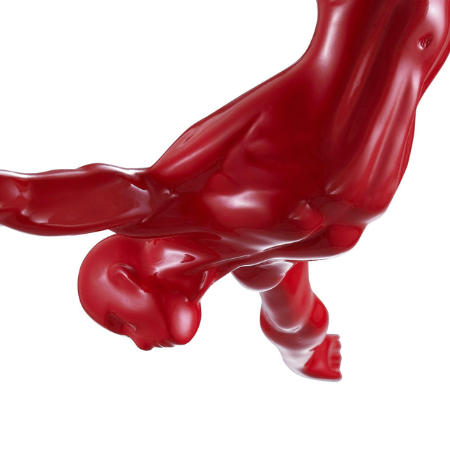 Diver Wall Decor Sculpture //11" Red Sculpture TriadCommerceInc   