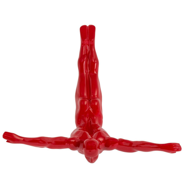 Diver Wall Decor Sculpture //11" Red Sculpture TriadCommerceInc   