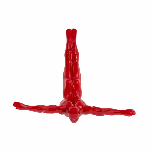 Diver Wall Decor Sculpture // 22" Red Sculpture TriadCommerceInc   