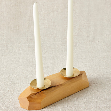 Double Wooden Incense and Candle Holder by Dor+Kie Décor TriadCommerceInc