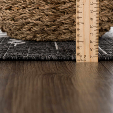 Frankville Black&White All Over Performance Rug Rugs TriadCommerceInc