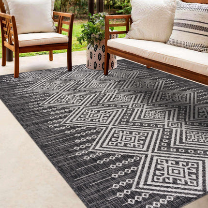 Frankville Black&White All Over Performance Rug Rugs TriadCommerceInc