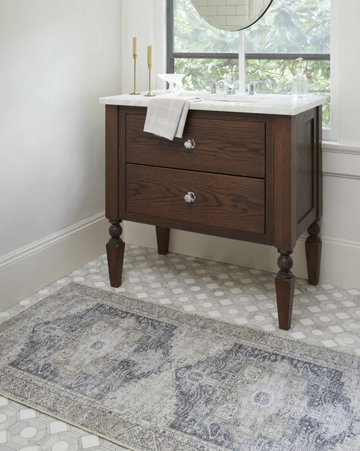 Beige Rosman Washable Rug - Limited Edition Rugs TriadCommerceInc