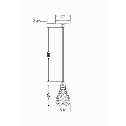 Poggersdorf Pendant Light Home Decor > Lighting > Ceiling Lights > Pendant Lights TriadCommerceInc
