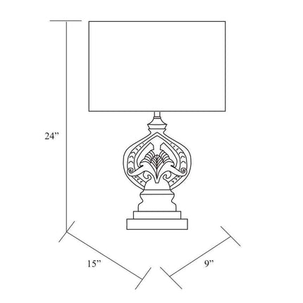 Sieggraben Traditional Table Lamp Home Decor > Lighting > Lamp > Table Lamps TriadCommerceInc