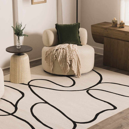 Eilir Modern Low Profile Boho Rug Rugs TriadCommerceInc