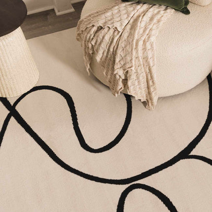 Eilir Modern Low Profile Boho Rug Rugs TriadCommerceInc