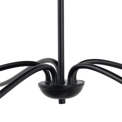 Ellie 5-Light Elegant Industrial Dimmable Chandelier Black Home Decor > Lighting > Ceiling Lights > Chandelier TriadCommerceInc